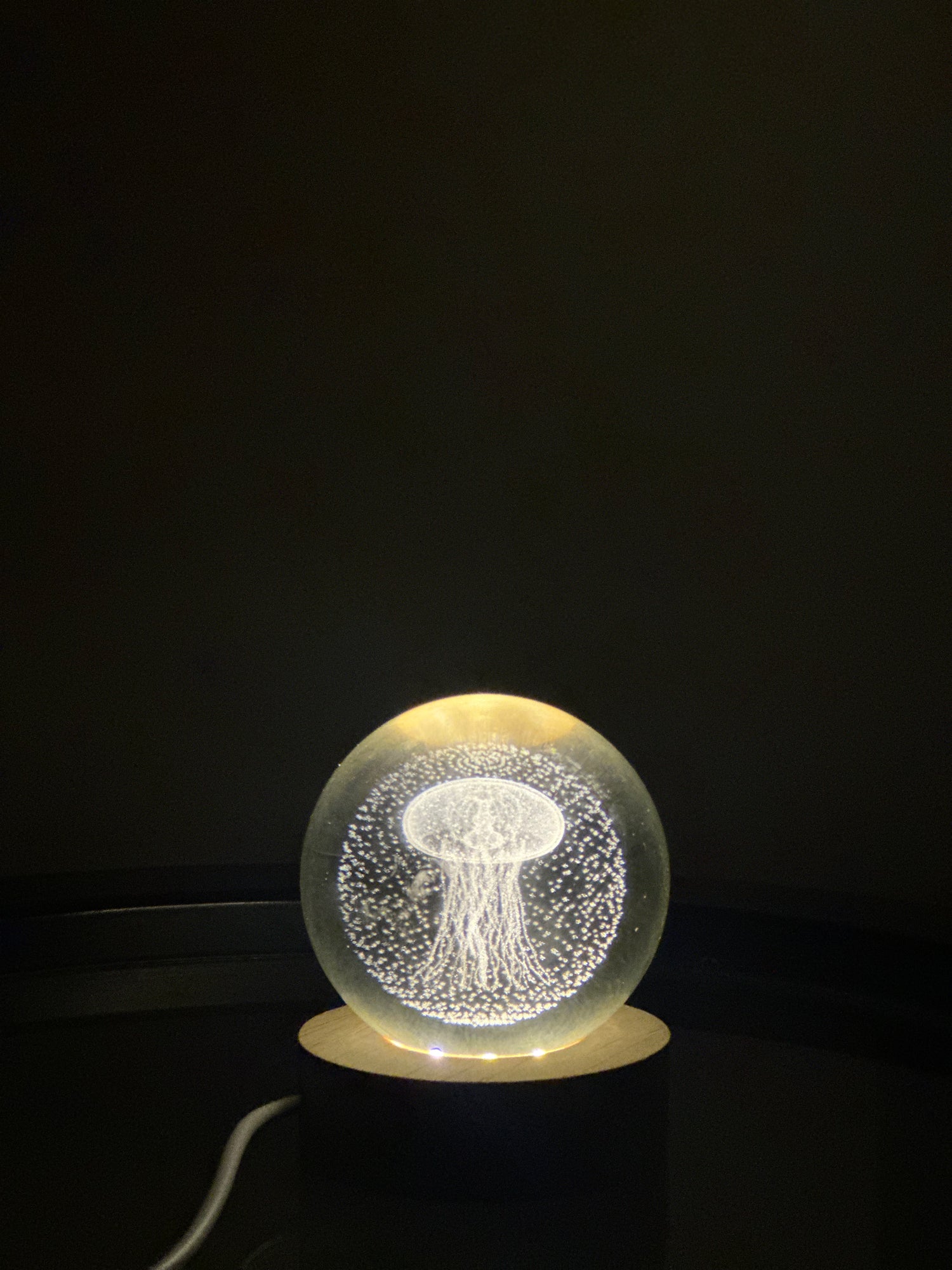 Jellyfish Multicolour Crystal ball... ZEEKAY'S